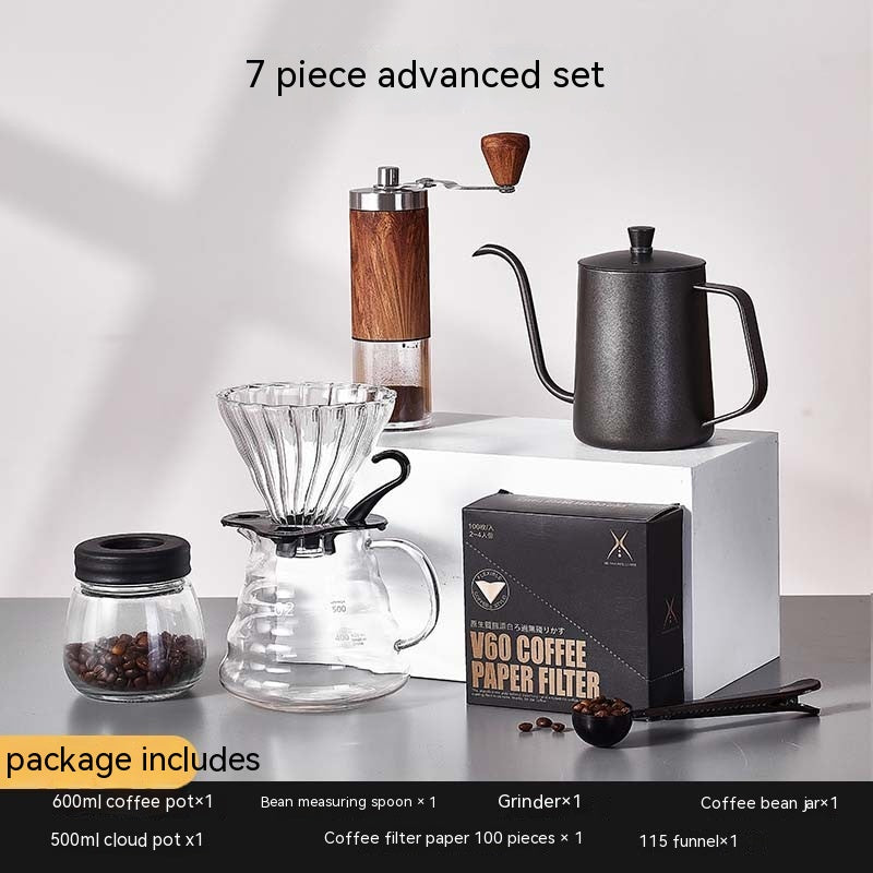 Experience the Art of Coffee with Our Complete Portable Hand Brewed Coffee Pot Set