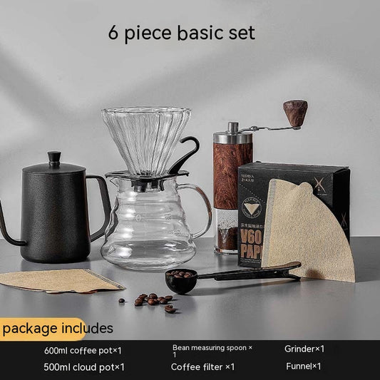 Experience the Art of Coffee with Our Complete Portable Hand Brewed Coffee Pot Set